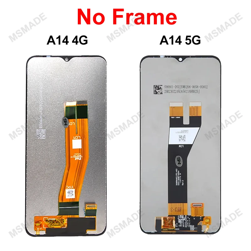 삼성 갤럭시 A14 디스플레이 A145F LCD A145F 터치 스크린 디지타이저 어셈블리 삼성 A14 5G A146B A146P A146U LCD 용 IPS