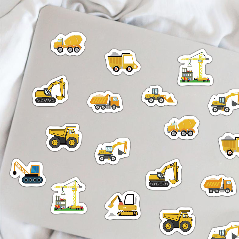 500PCS Creative Engineering Vehicle Roll Adhesive Hot Selling Tape Hand Account Material Decorative Envelope Sealing Adhesive