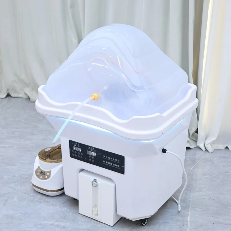 Cabeça de lavagem de cabelo profissional terapia spa sem encanamento portátil shampoo bacia pia com tanque de água cabeça spa para salão de beleza