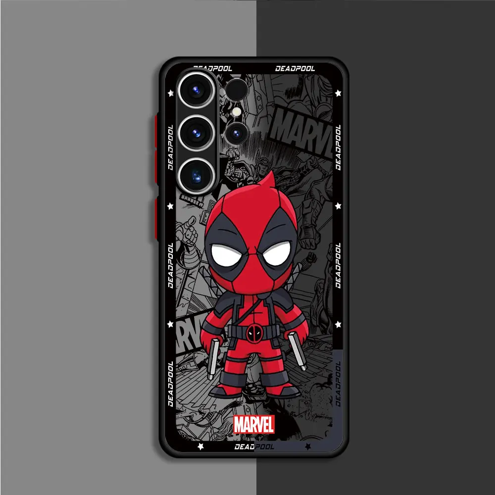 Чехол Cartoon Marvel Spiderman Groot для Samsung Galaxy A14 A24 A13 A73 A23 A53 A54 A34 A33 A72 A22 A52 5G A32 Soft Cover