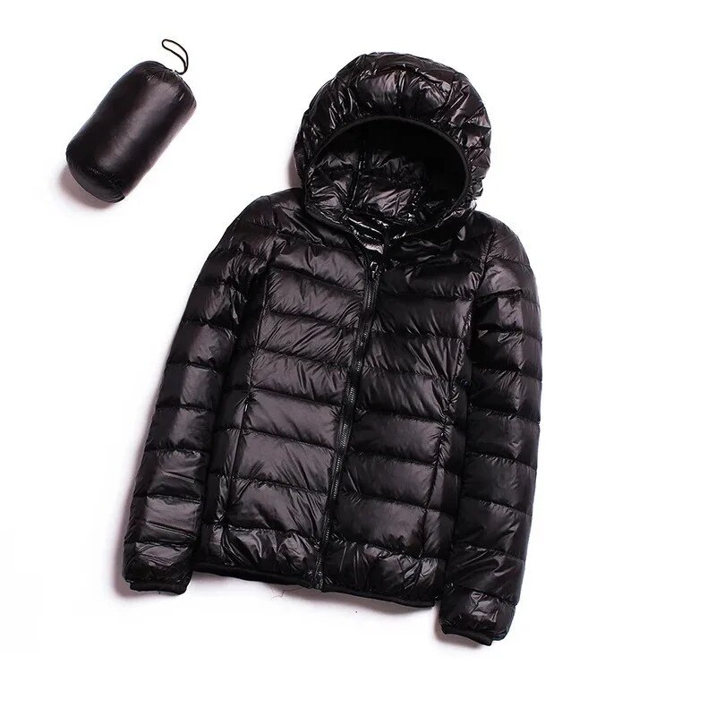 Manteau matelassé à capuche pour femmes hiver 2023 mode brillant imperméable adt épaissir chaud vers le bas veste en coton Outwear S-3XL