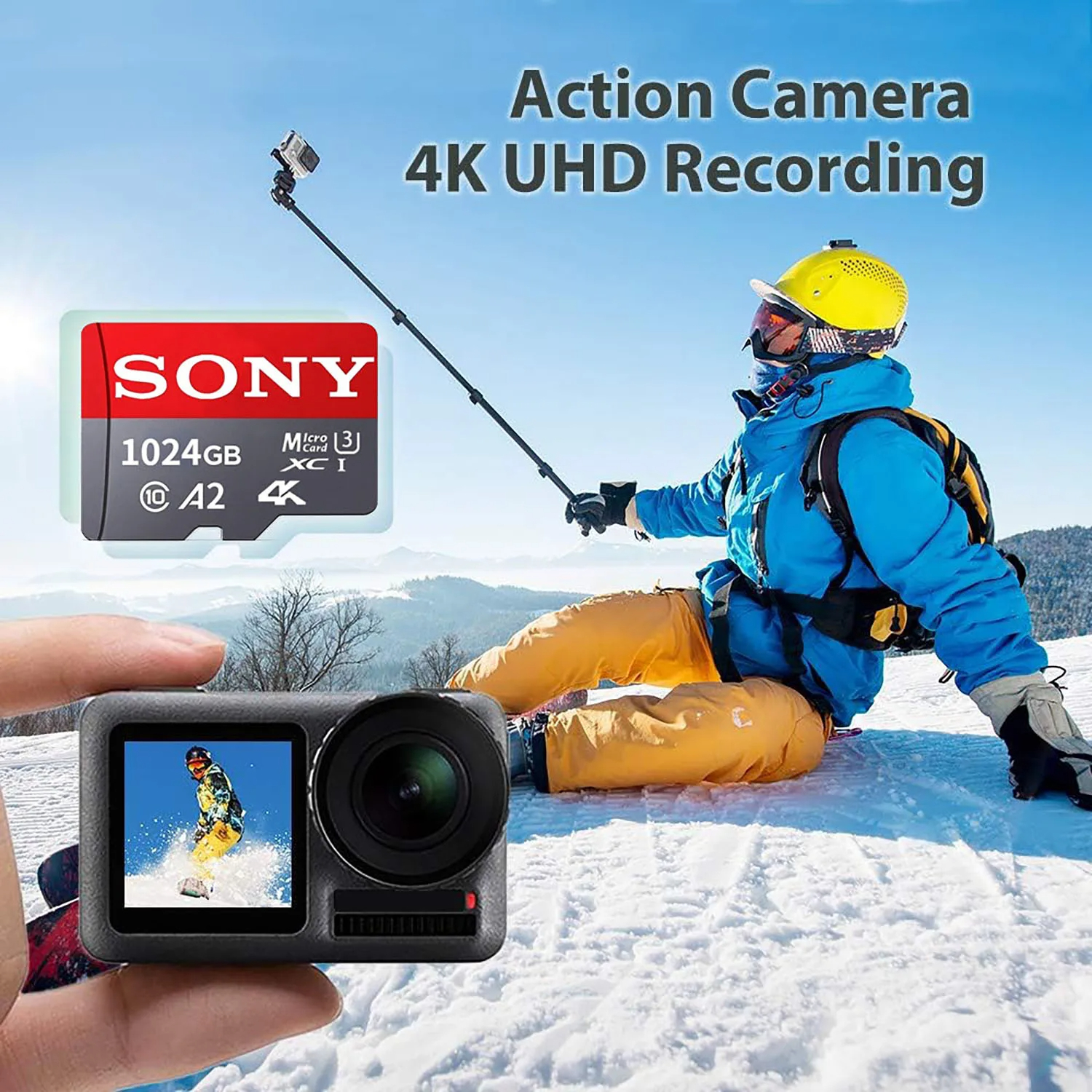 SONY Micro TF SD Card SD Memory Card Extreme 1TB 512GB 128GB 256GB U3 V30 4K Full Memory Flash Cards For Phone Computer Camera