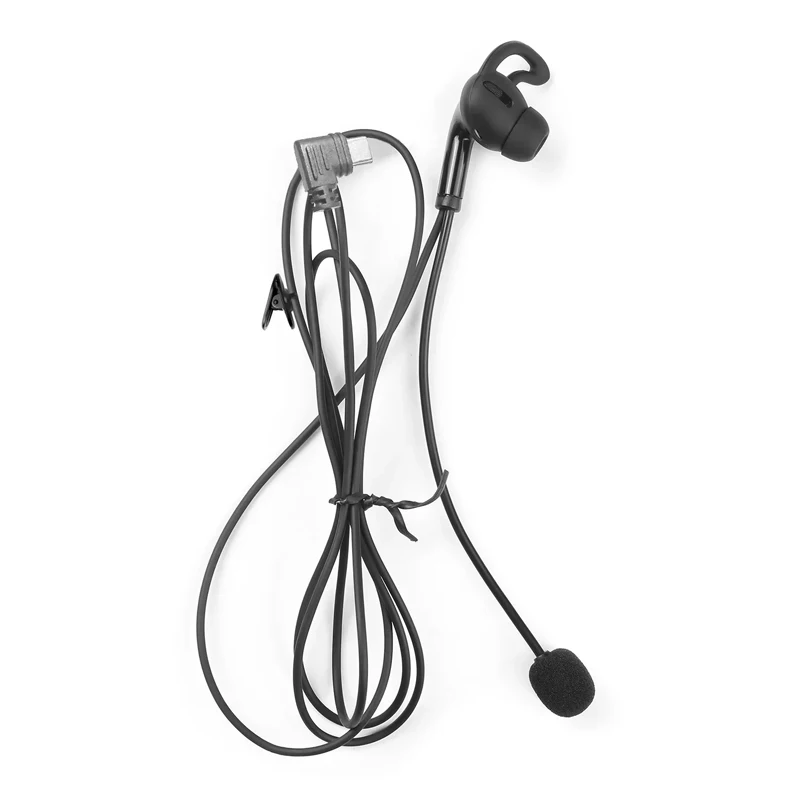 1 Uds EJEAS Original tipo C auriculares intrauditivos de árbitro HIFI para EJEAS V6C pro/V4C plus casco de motocicleta intercomunicador brazalete opcional