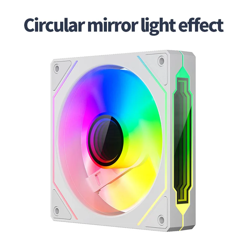 Teucer Infinite Mirror 4Pro 120 m PC-Gehäuselüfter PWM ARGB Wasserkühler CPU-Kühlung Ventilador Unlimited Space ARGB-Fernbedienung