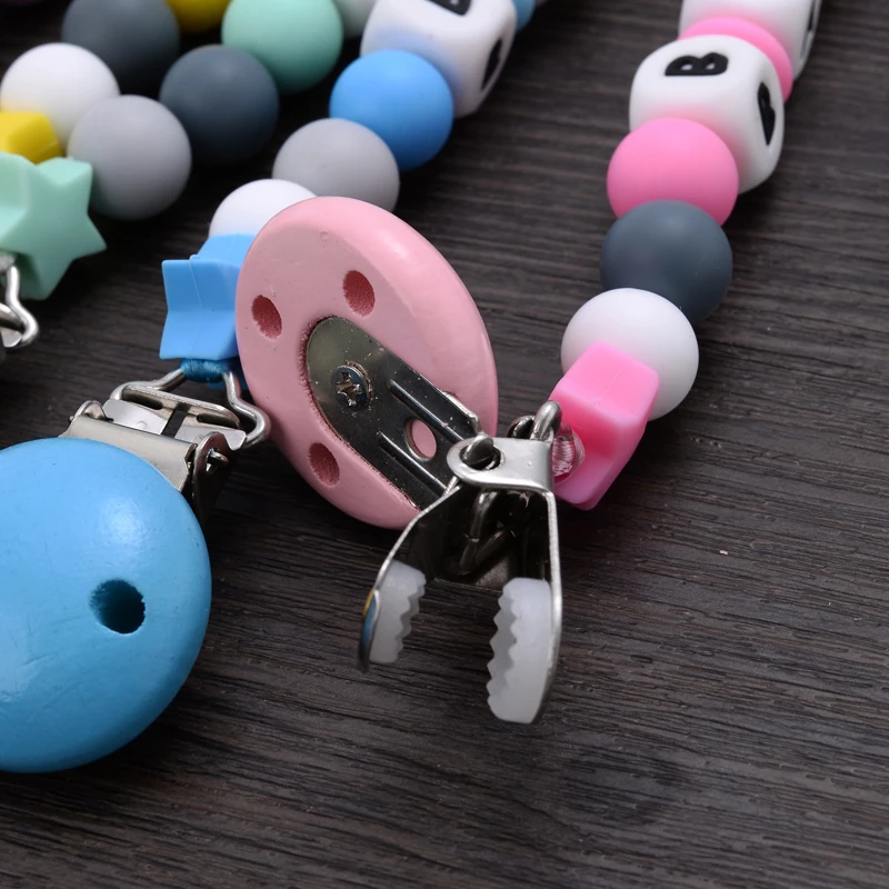 Bé Handmade Miếng Dán Núm Vú Giả Dây Chuyền Viền Silicone Cho Trẻ Sơ Sinh Núm Vú Xoa Dịu Đậu Nành Dây Chuyền Kẹp Núm Vú Kẹp Cá Tính Tên