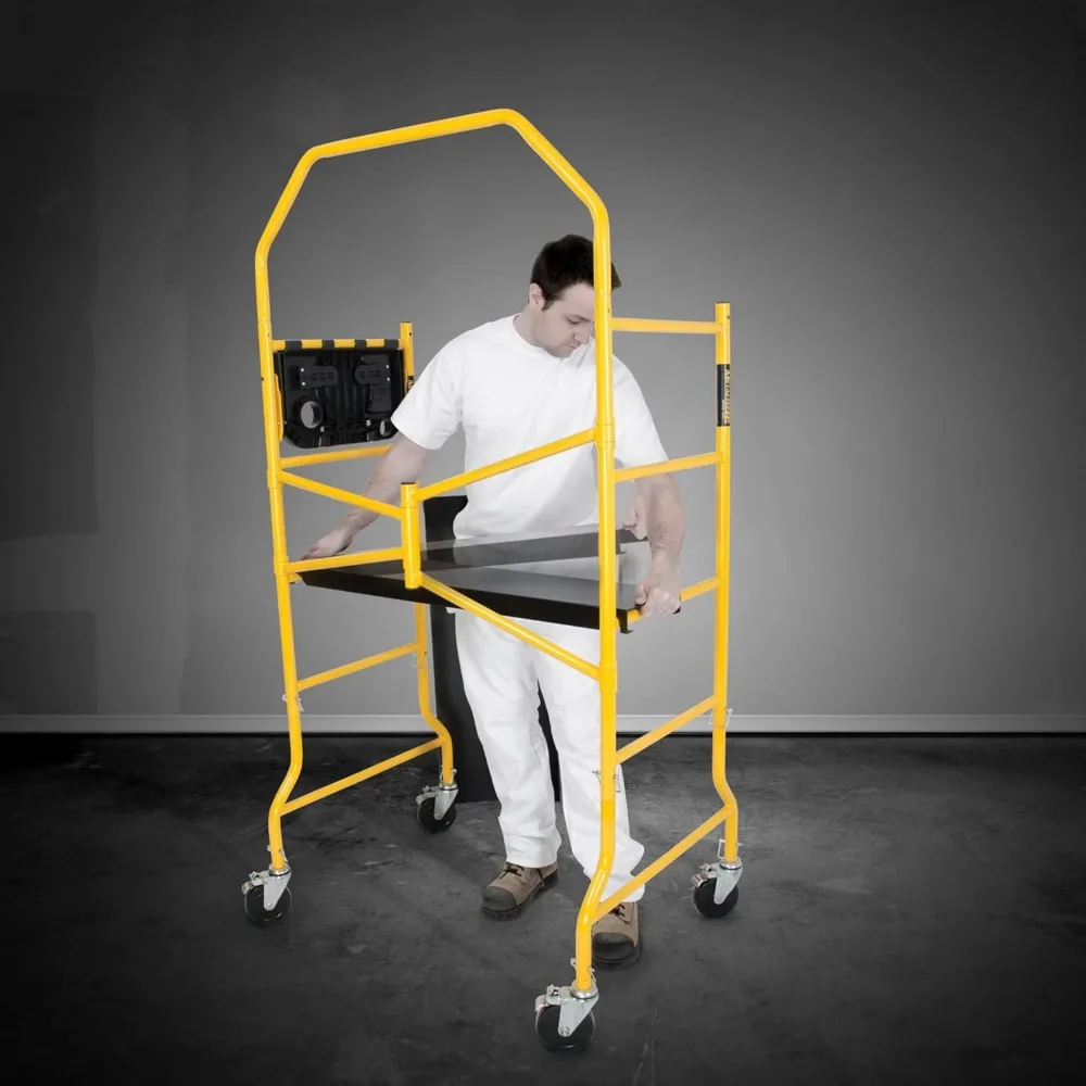Job Site Series 6-3/8'. x 4'. x 2-1/2'. Scaffold 900 Lb. Load Capacity