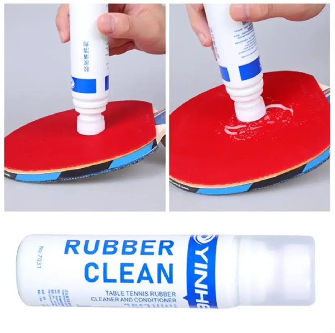 Nettoyeur professionnel en caoutchouc pour Tennis de Table, 75ml, Portable, batte de Ping-Pong, soins propres, après-shampooing