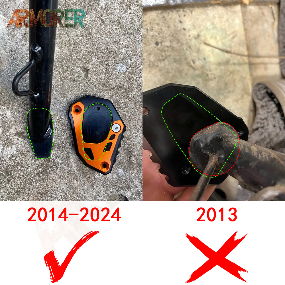 KTM 390 アドベンチャー 390 ADV 390ADV 390adventure 2020 2021 2022 2023 オートバイアクセサリーキックスタンドサイドスタンド延長パッド