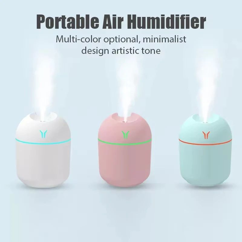 Xiaomi 250ML มินิ AROMA Oil Diffuser USB Essential Oil Atomizer แบบพกพาไฟฟ้า Air Humidifier พร้อม LED โคมไฟกลางคืนรถบ้าน