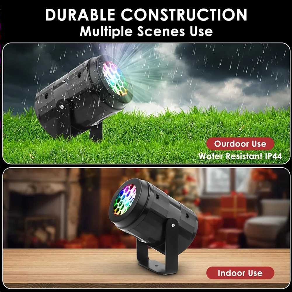 Christmas Projector Lights Outdoor Holiday Led Projection Lamp Waterproof Dynamic Snowflake Lamp Stage Lights New Year Decor
