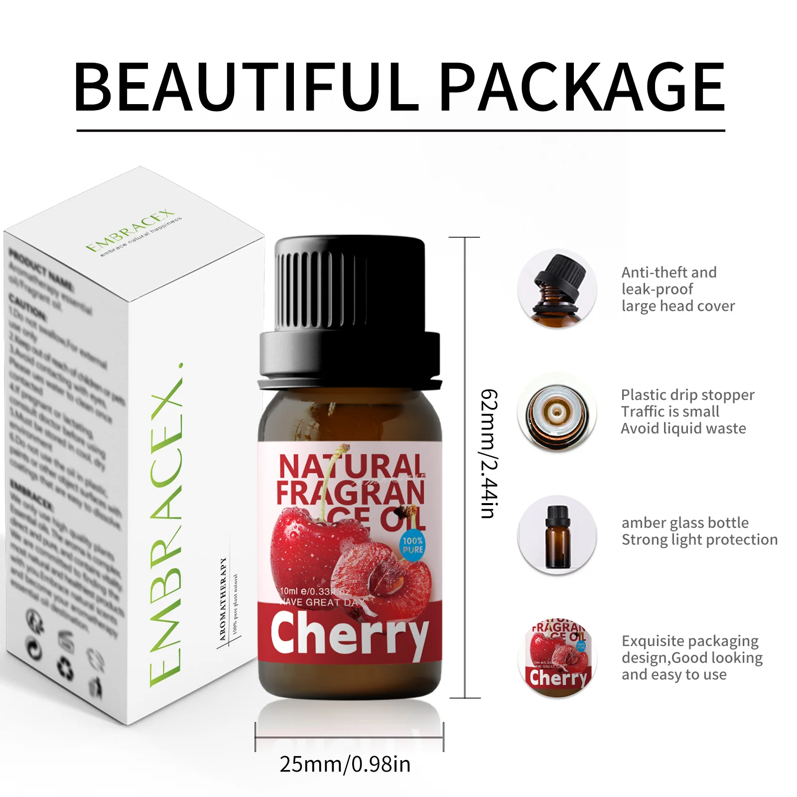 22Type Fruit Essential Oils Fruit Perfumes Fragrance Oil for Diffuser Candles Making -Strawberry Lemon Peach Banana Mango