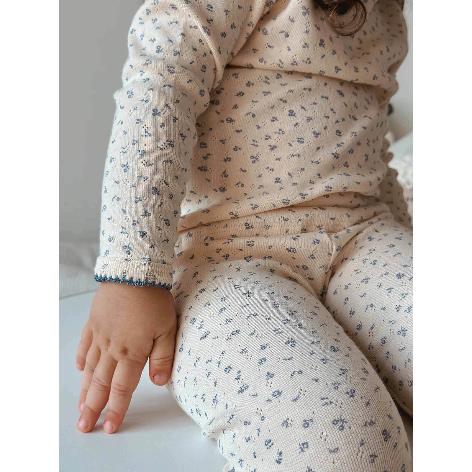Conjunto de ropa para niño pequeño de 1 a 6T, camiseta de manga larga de algodón 100% de verano, traje de pantalón superior, ropa de casa elástica, conjunto de pijamas de 2 uds.