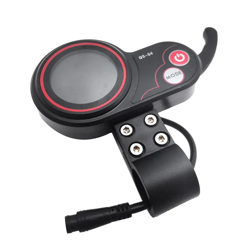 LDHL QS-S4 48V-60V Thumb Throttle LCD Display Meter for Zero 8 9 10 8X 10X Electric Scooter 6PIN Display Accessories