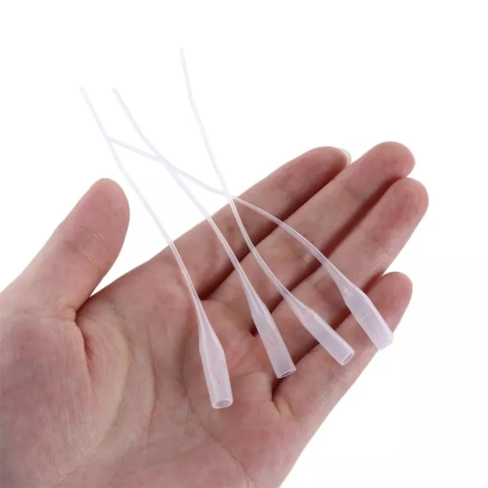100 Nhựa Pc Keo Dưới Đầu Dùng Một Lần Micro Đầu Thả Ống Vòi Phun Cho 502 Ống Cao Su Keo Mở Rộng Độ Chính Xác Applicator
