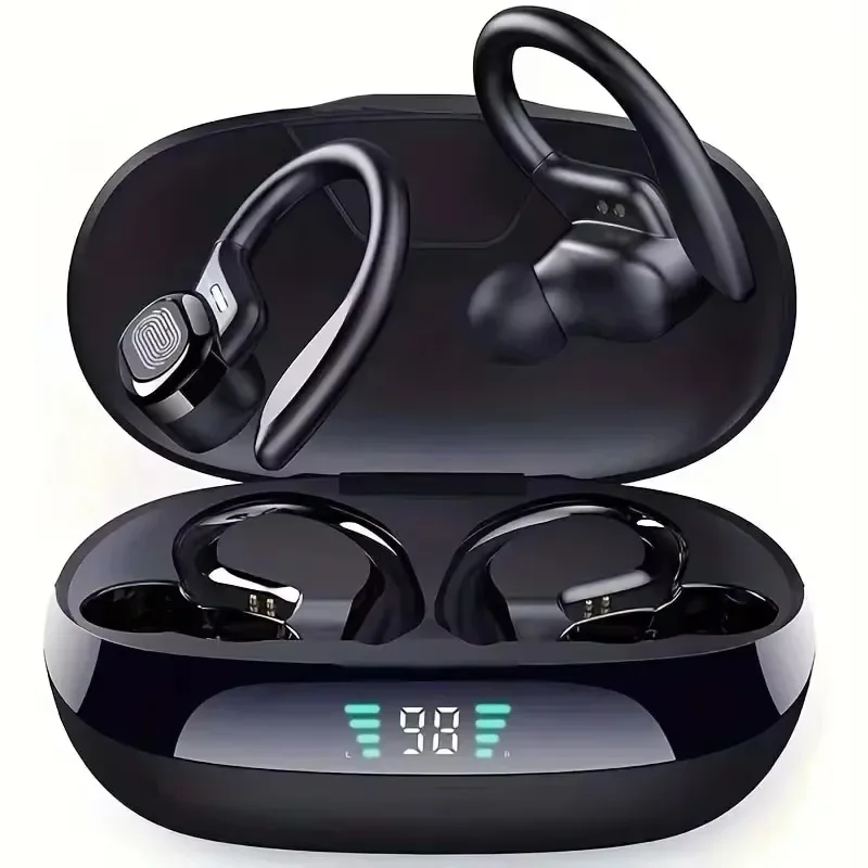 Auricolari wireless originali Ture Auricolari wireless Gancio per l'orecchio Sport HiFI Stereo Cuffie impermeabili con microfono Cuffie TWS