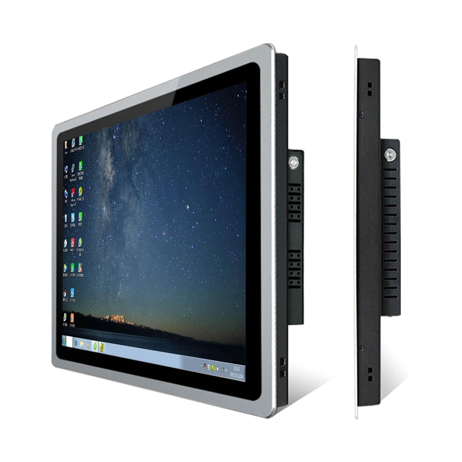 Pannello computer tablet industriale all-in-one da 10 12 15 pollici con touch screen capacitivo wifi integrato per win10 pro 1024*768
