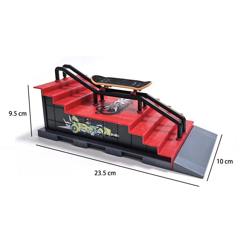 Ensembles de Skateboard à doigts professionnels, rampe de parc de patins, combinaison de lieu de scène, bricolage, Kit de jouets fantaisie à assembler, cadeau pour enfants
