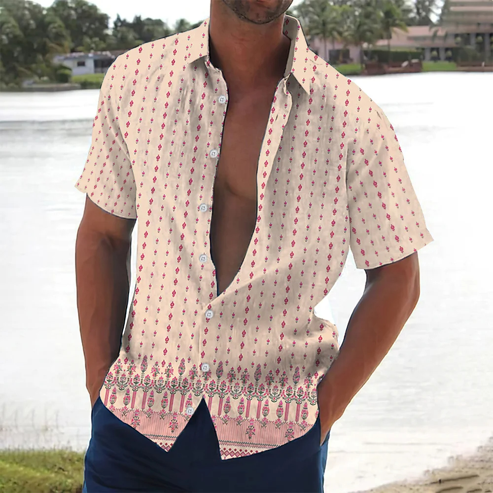 Férias praia listrado impressão 3d masculino topos homem/mulher casual moda manga curta camisa lapela botão camisa roupas unissex de grandes dimensões