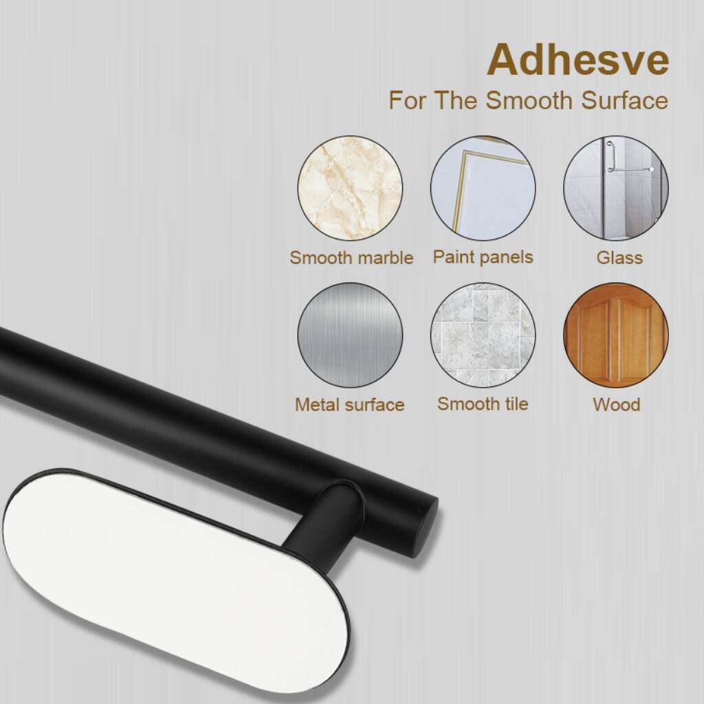 Soporte para papel de cocina de acero inoxidable para baño, cocina, sin perforaciones, montaje en pared, rollo de toalla, estante de almacenamiento para inodoro autoadhesivo