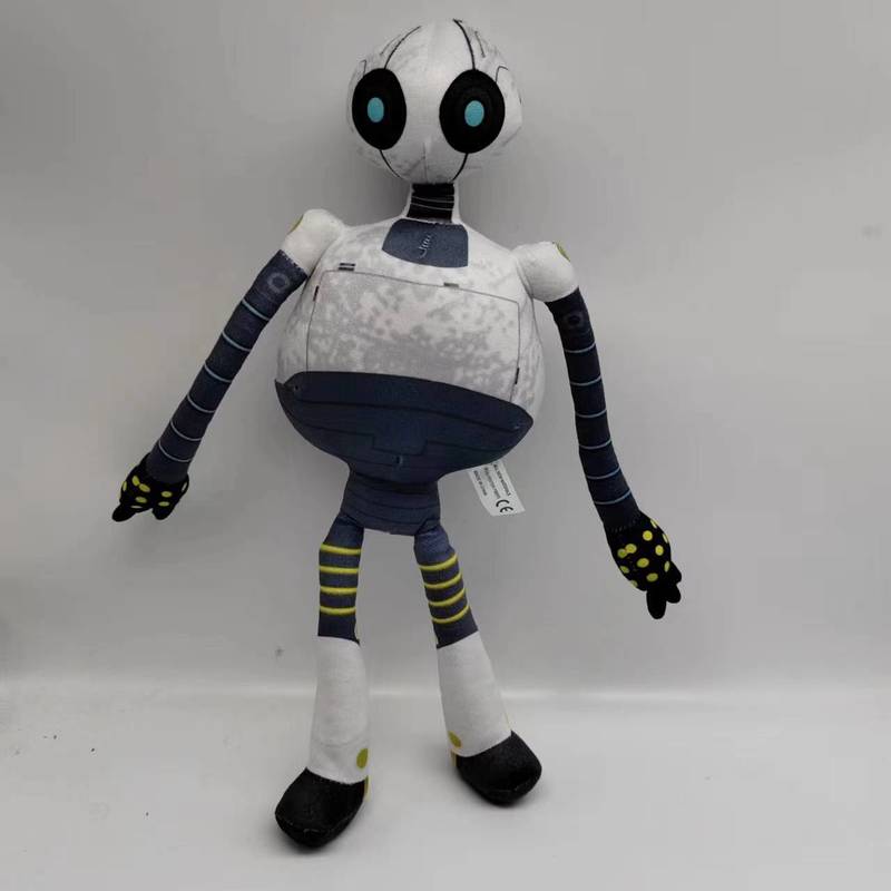 42 cm The Wild Robot Roz Fans Plüschtiere Geschenk Niedliches weiches gefülltes Roboterkissen Home Decor Lustige Kinder Geburtstag Weihnachtsgeschenke