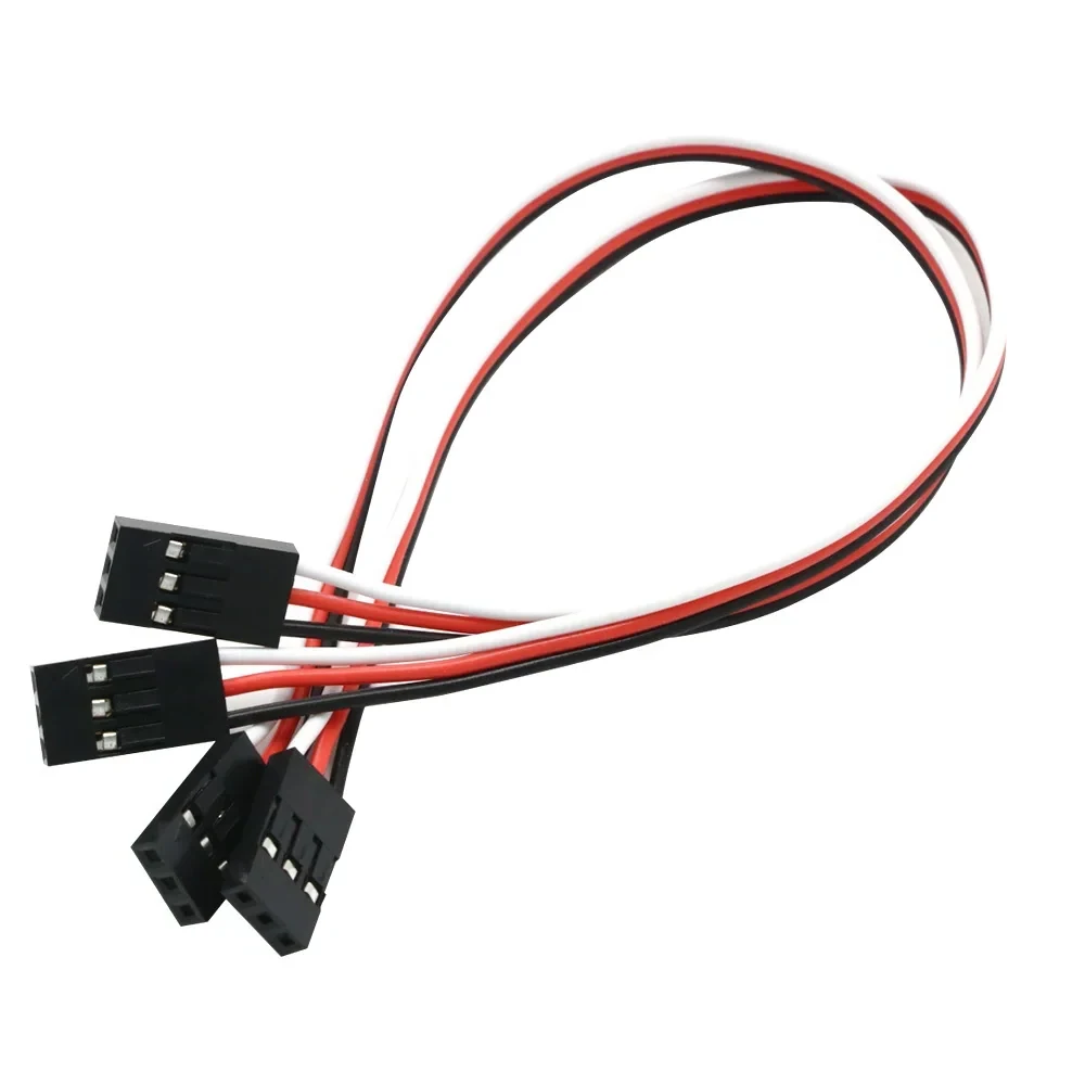 8/10pcs 100mm 150MM 300MM Flight control line Servo extension cord Male to Male for JR Plug Servo Extension Lead Wire Cable