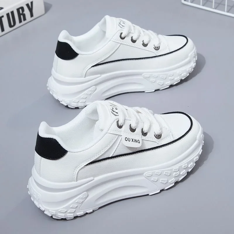 O novo retro sapatos femininos primavera sapatos de plataforma tênis casuais versátil moda designer sapatos de alta qualidade tênis femininos