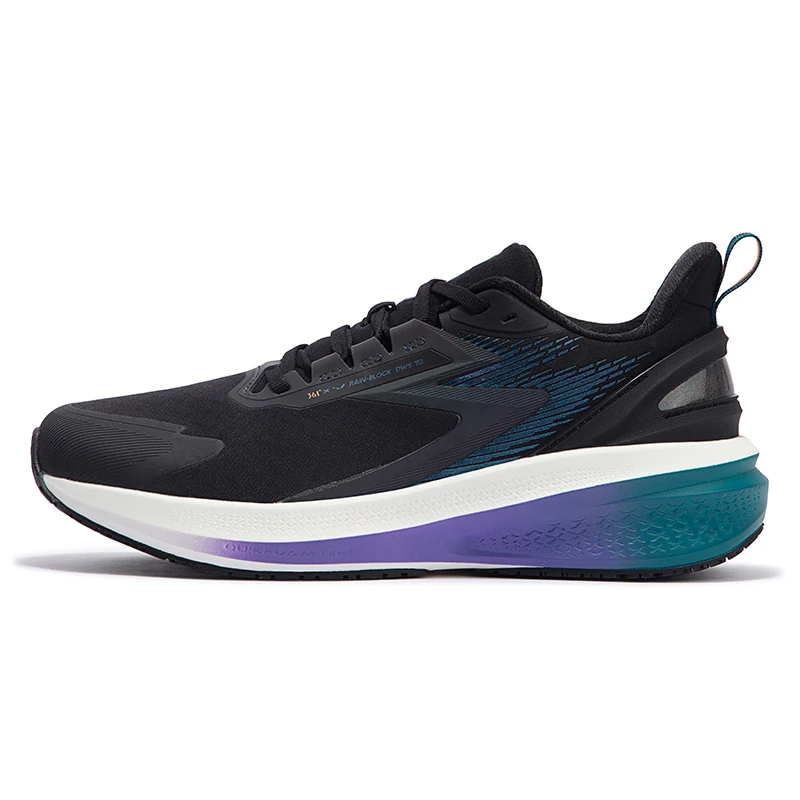 361 degrés Rainblock 7.0 hommes chaussures de course Anti éclaboussures technologie imperméable à la pluie antidérapant amorti rebond hommes baskets 672432239