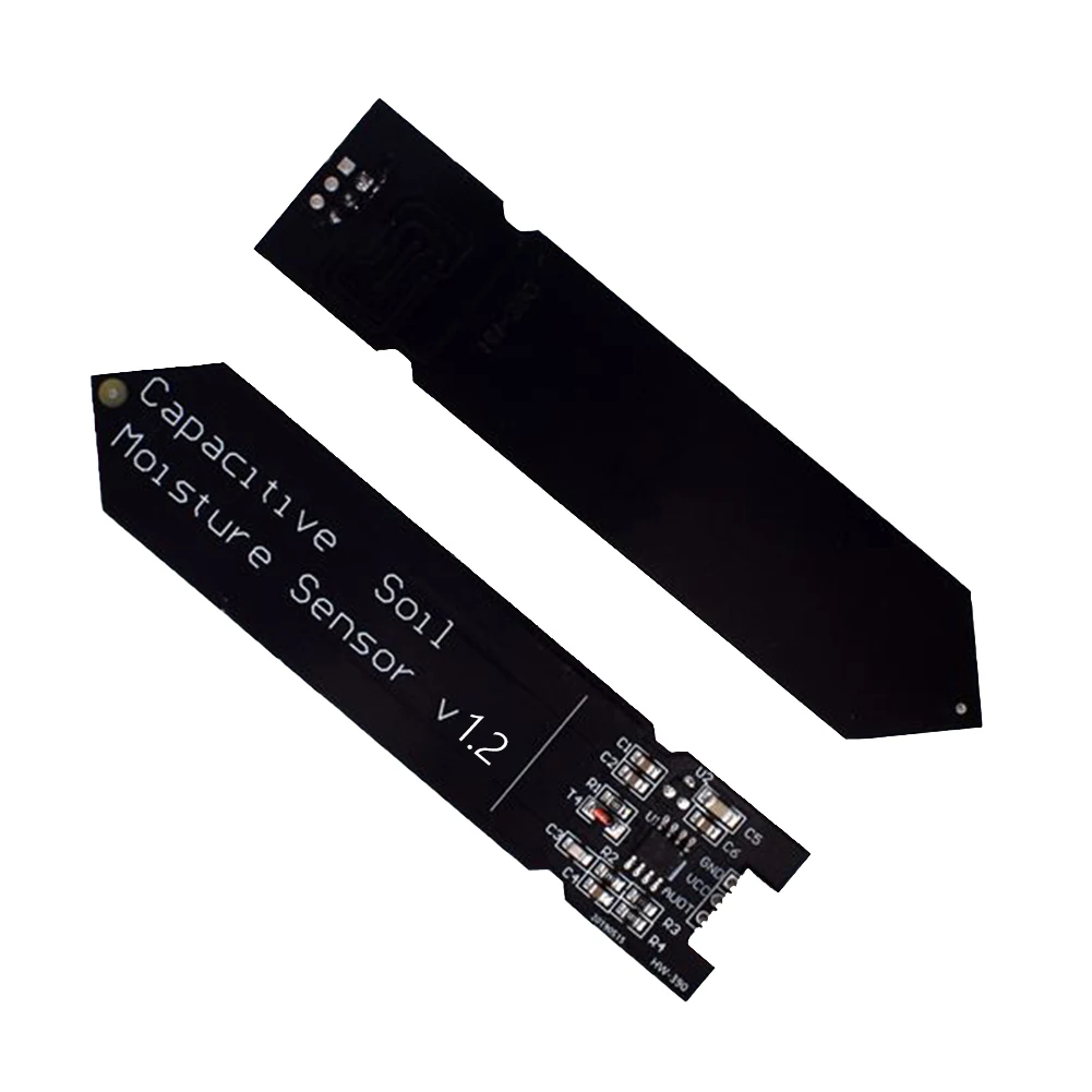 Módulo capacitivo de Sensor de humedad del suelo, HW-390, amplio voltaje, resistente a la corrosión, 3,3-5,5 V DC