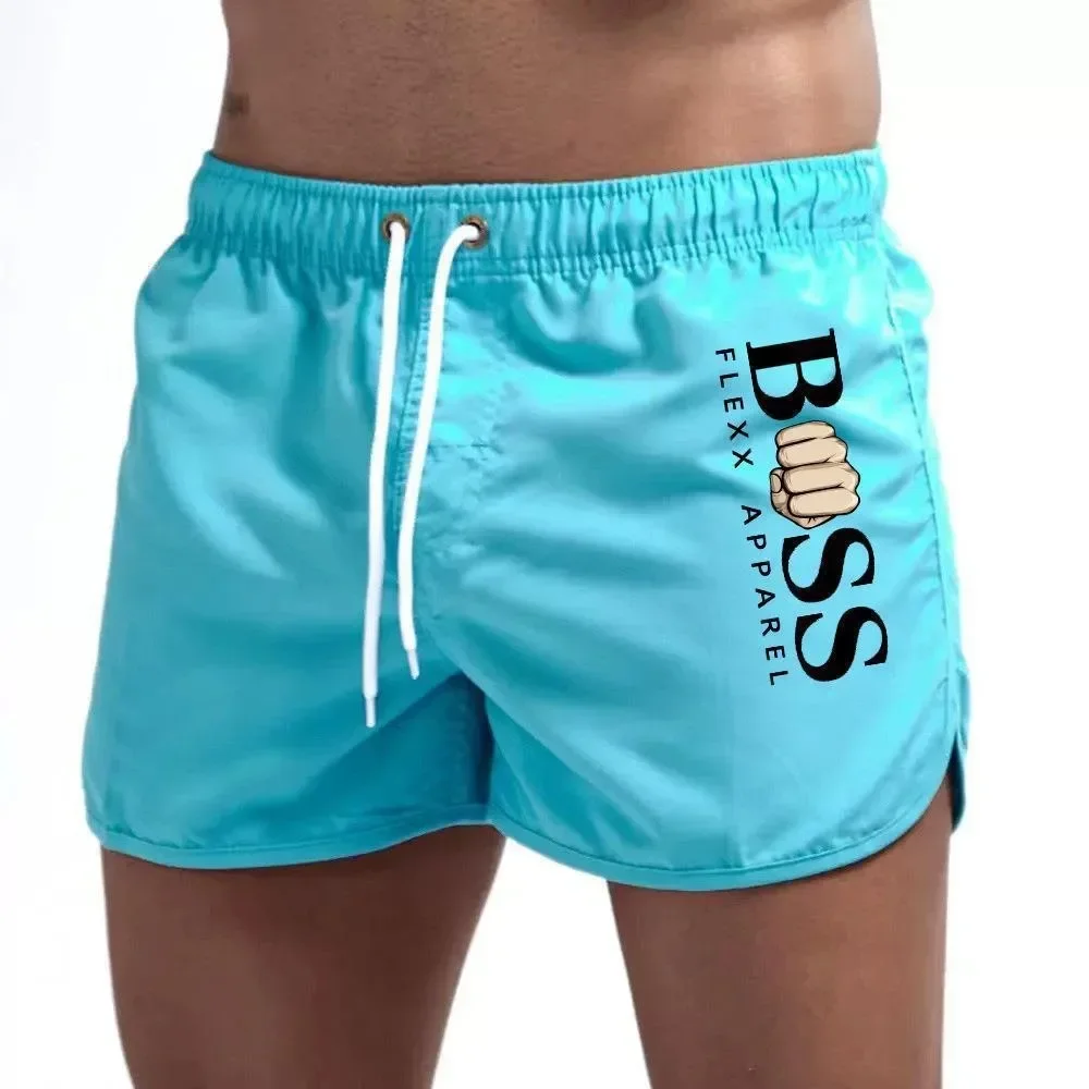 Surf วอลเลย์บอล Drawstring นักมวยฤดูร้อน S-3XL ผู้ชาย Breathable ชุดว่ายน้ํากางเกงขาสั้นกางเกงว่ายน้ําเซ็กซี่ Low-RISE Casual กางเกงขาสั้น