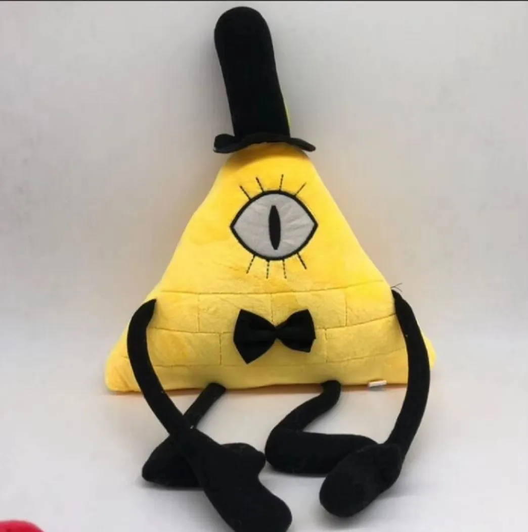 ใหม่ 28 ซม.Bill Cipher ตุ๊กตาตุ๊กตาของขวัญวันเกิดคริสต์มาสสําหรับเด็กเด็กการ์ตูนอะนิเมะเกมรอบของเล่นตุ๊กตา