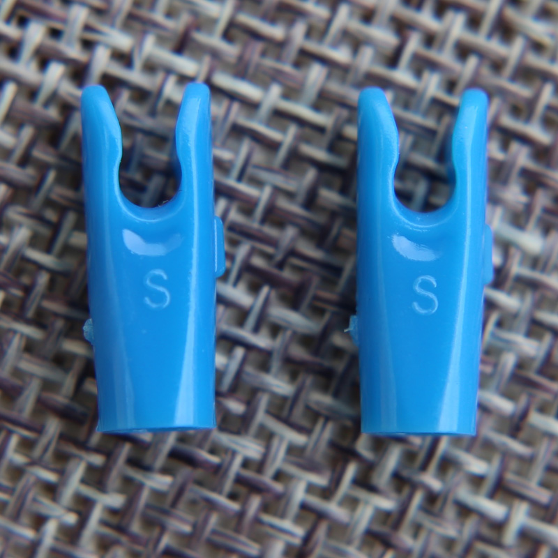 50 Uds Pin de flecha 1 Pin 2 Nocks tamaño L y tamaño S para ID4.2mm ID6.2mm eje de flecha de carbono accesorio de tiro con arco flecha DIY