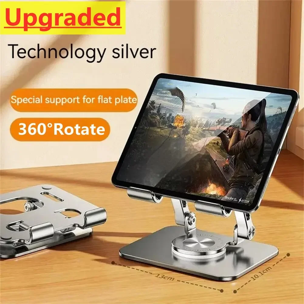 360 หมุนวงเล็บแล็ปท็อปพับได้โทรศัพท์มือถือแท็บเล็ตอลูมิเนียมอัลลอยด์เดสก์ท็อป Lazy Backet ปรับความสูงได้สําหรับ iPad