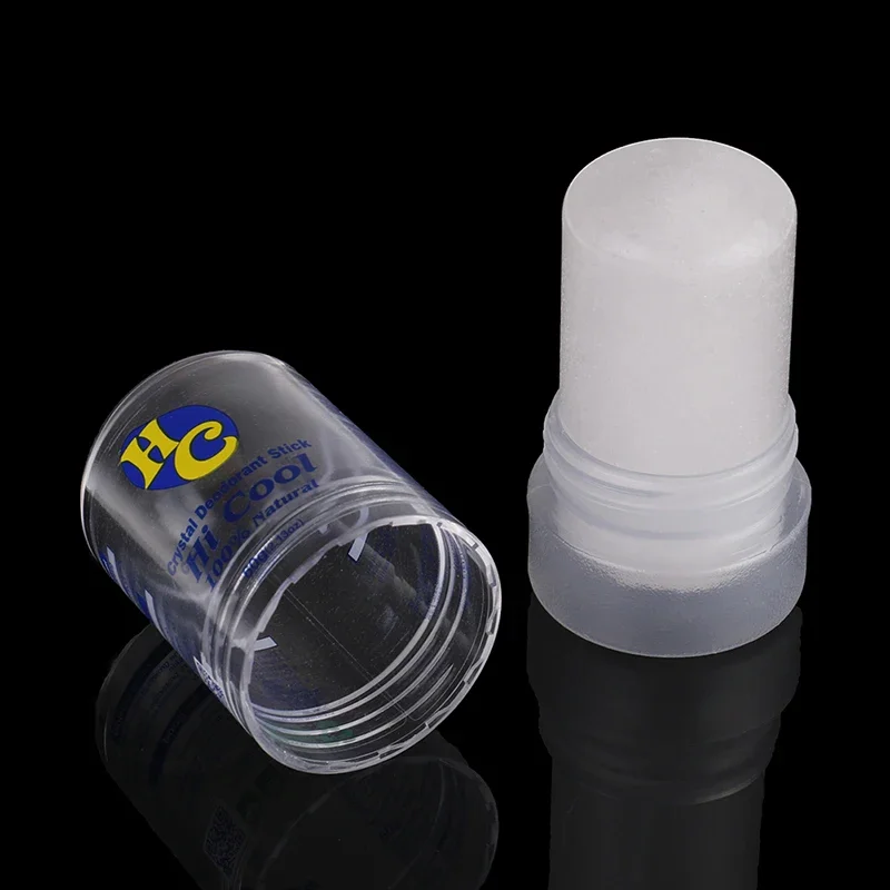 Crystal Desodorant Stick para homens e mulheres, Vara antitranspirante, Remoção de axilas, 60g, 3Q131C