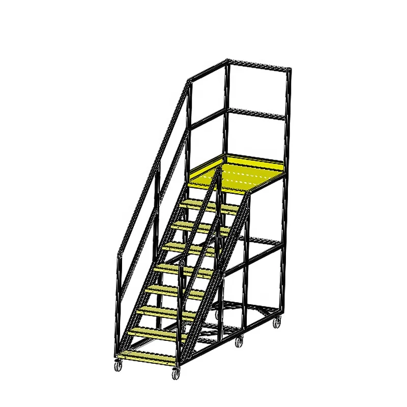 Portable Platform Ladder/work Platform Ladder/ladders Aluminum Work Platform