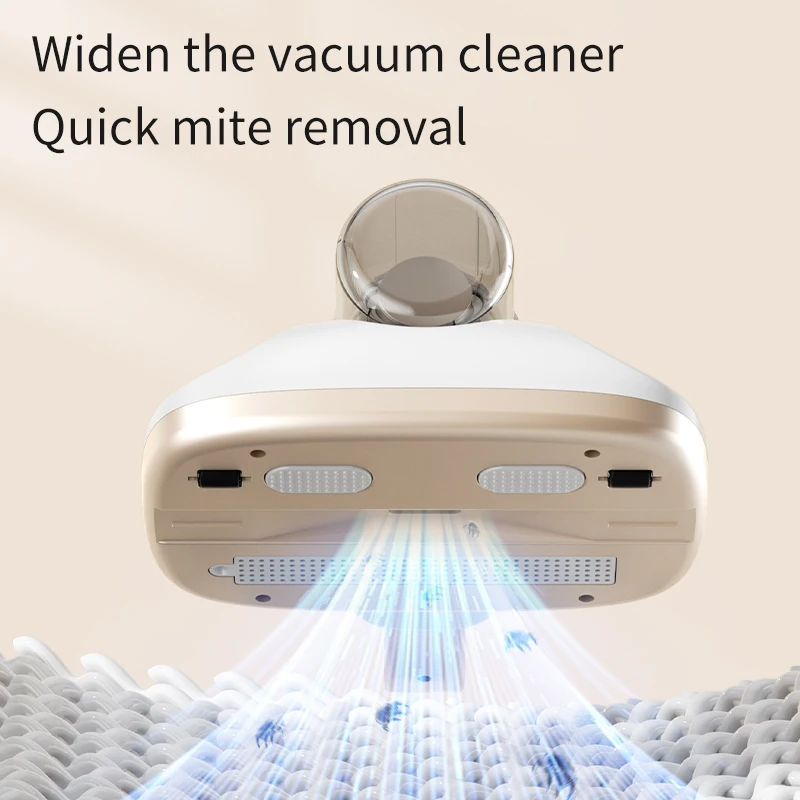 เครื่องดูดฝุ่นไร้สายอัจฉริยะอเนกประสงค์ 5-in-1 Mite Remover ชาร์จ USB ฆ่าเชื้อรถบ้านเครื่องดูดฝุ่นขนาดเล็ก