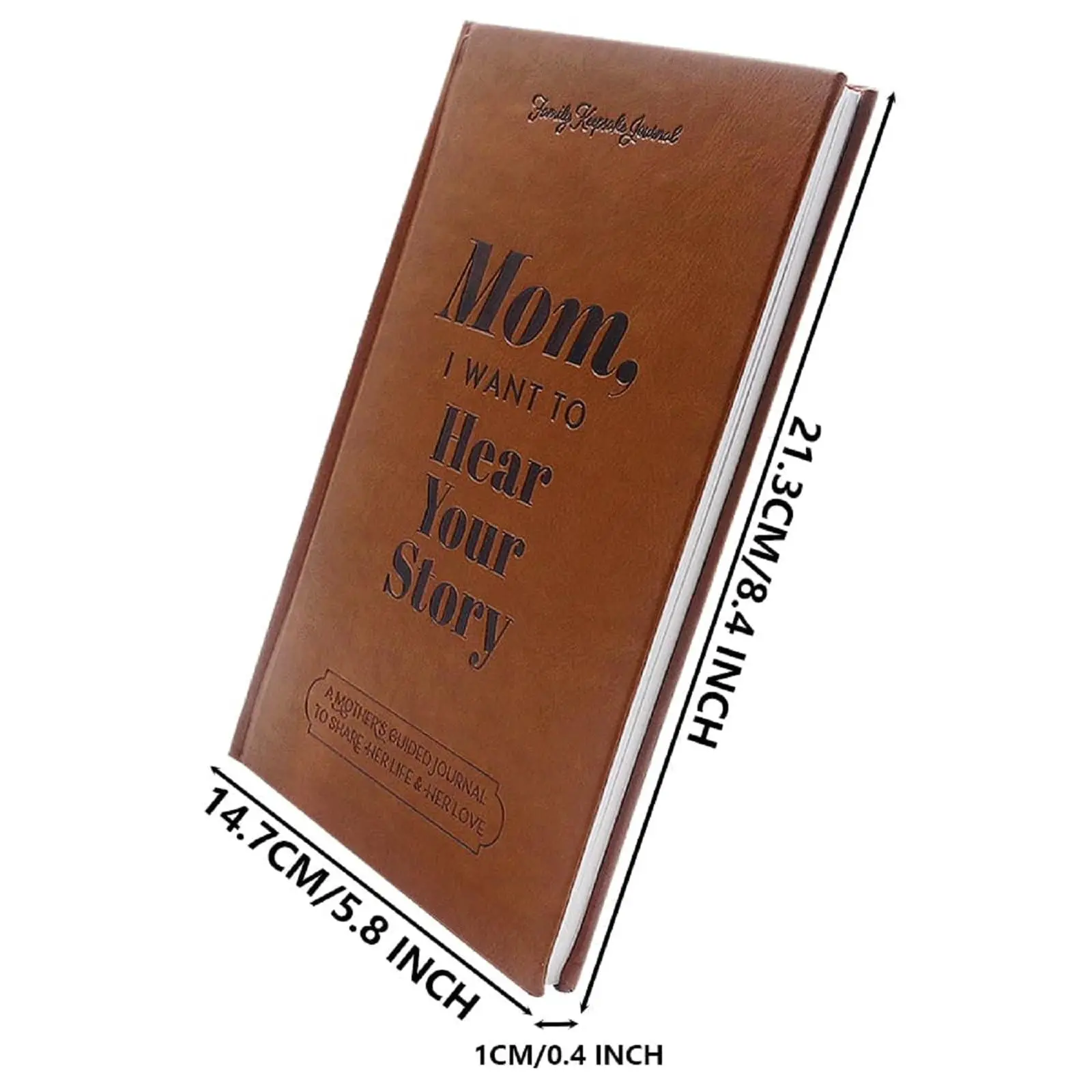 Mãe, quero ouvir sua história, diário guia da mãe para compartilhar seus pensamentos e memórias, o presente do diário significativo para a mãe
