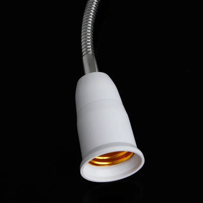 Lampada da scrivania flessibile da 360 gradi Portalampada EU/US Portalampada base E27 con portalampada interruttore on/off
