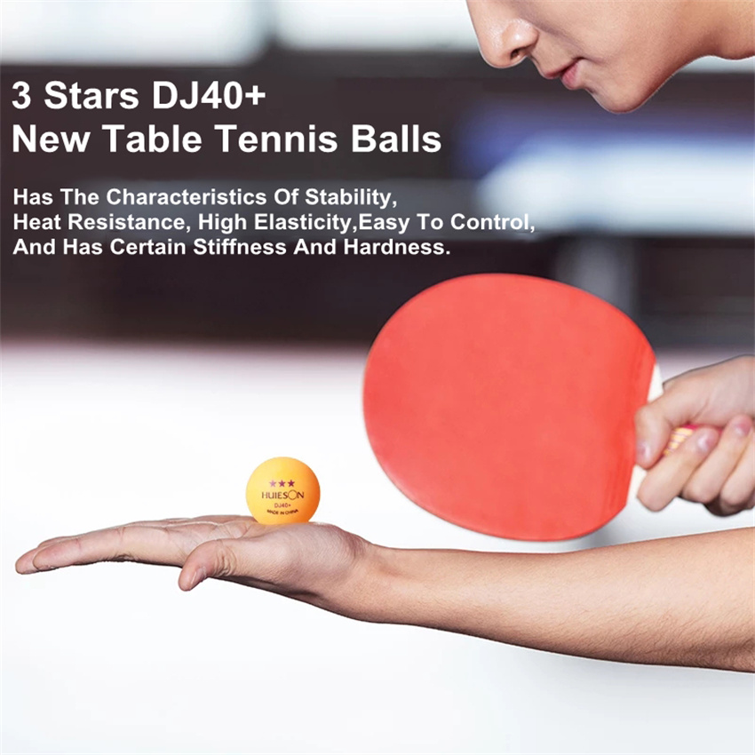 Nuevo 3 estrellas 20 ~ 100 Uds ABS 40 + nuevo Material pelotas de tenis de mesa pelotas de Ping Pong profesionales pelotas de entrenamiento