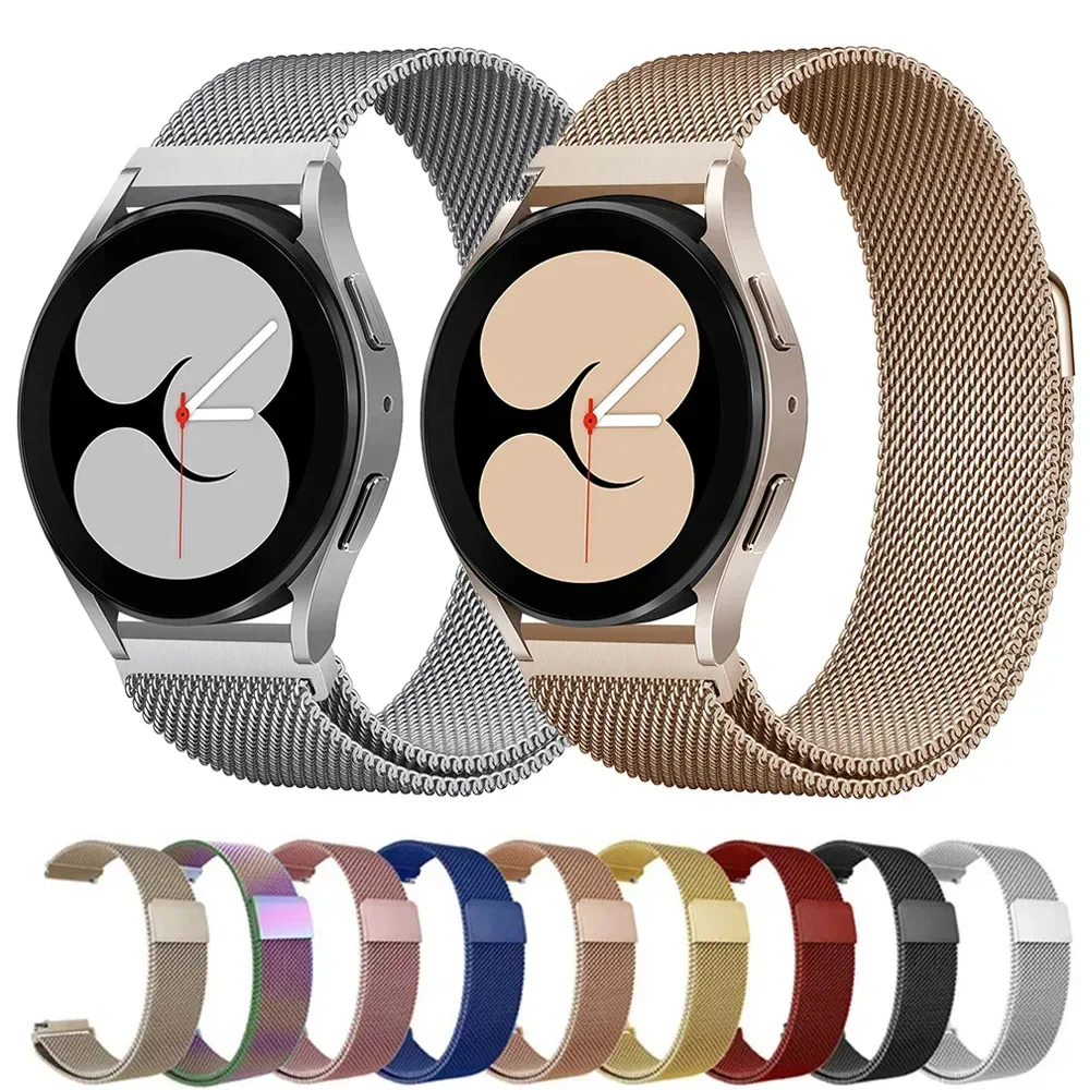 20mm 22mm Mailänder Schlaufen armband für Samsung Uhr 5/4/3 aktiv 2/amazfit gts/gtr/bip Armband Band Huawei Uhr 3/GT3-2 Pro Correa