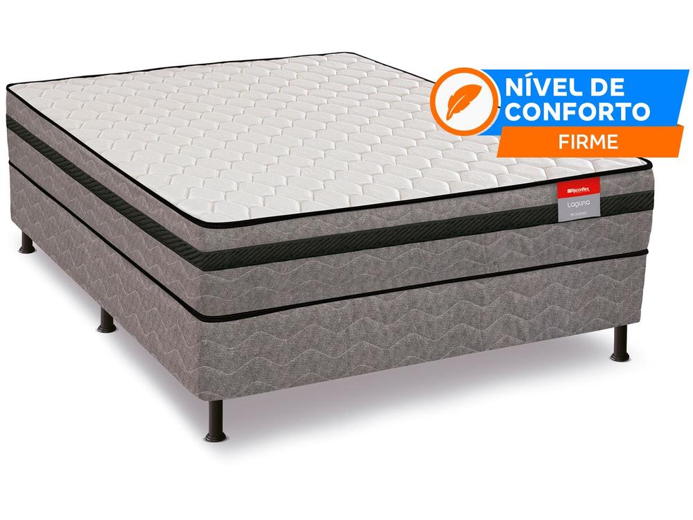 Cama Box Casal Reconflex Conjugada de Mola