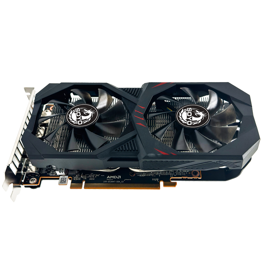 Оригинальная видеокарта SOYO RX6600M 8G GDDR6, HDMI-совместимый, DP PCIE 4.0, подходит для настольных игровых компьютеров