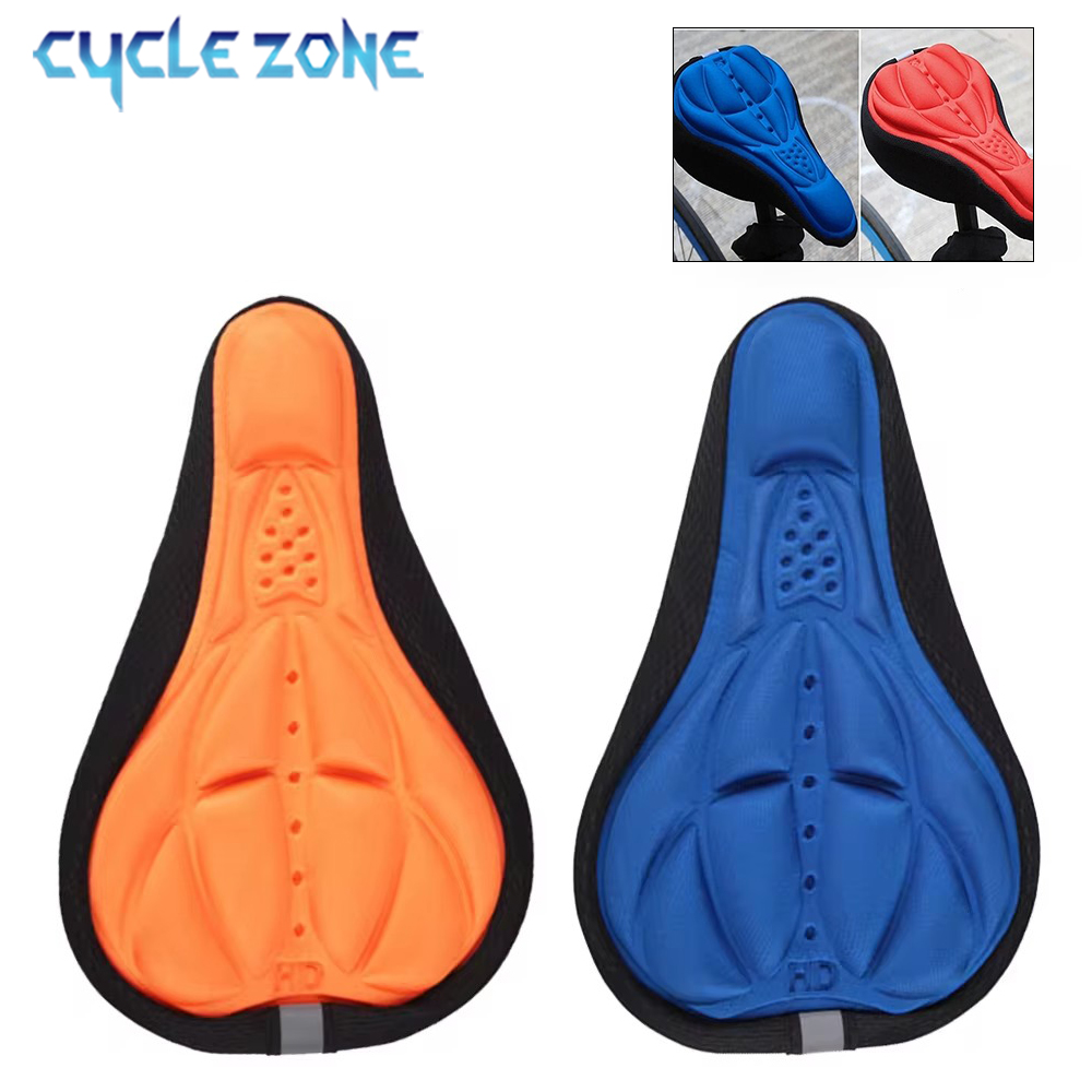 Soft Bike 3D Cushion Cover Thickened Bike Seat Cushion Comfortable Saddle Cover Bicycle Cushion for MTB Bicycle Bike Accessories