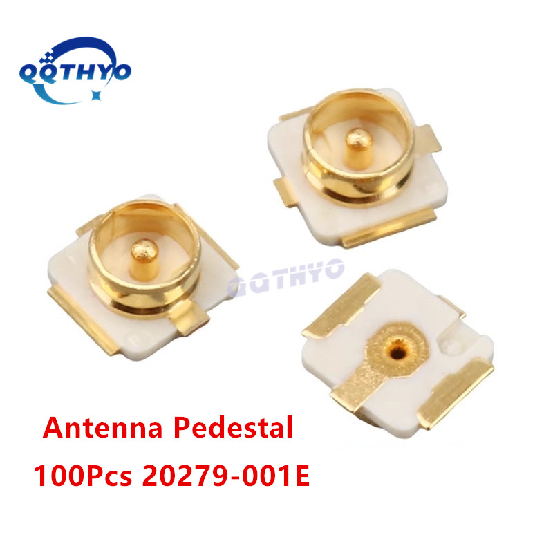 100pcs hohe qualität ufl sitz ipex/ipx stecker U.FL-R-SMT rf koaxial stecker antenne 20279-001e