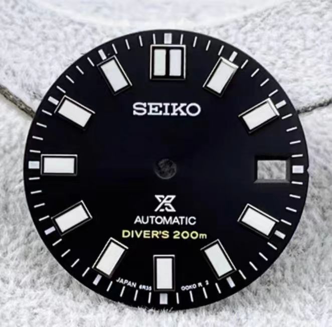 28,5 мм циферблат NH35 NH36 циферблат S логотип Sunray 62MAS Prospex Green Mod Fit NH35/NH36 Модифицированные запасные части для деталей модов seiko