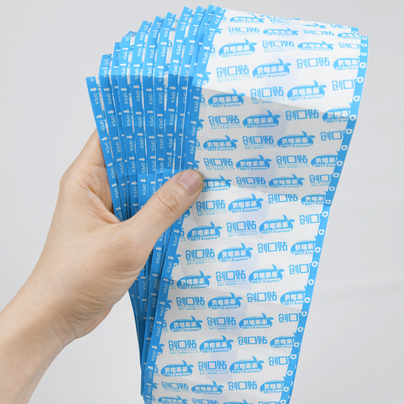120pcs Waterproof Breathable Plaster Wound Hemostasis Sticker Band Aid Disposable First Aid Bandage Medical Medical Accessories