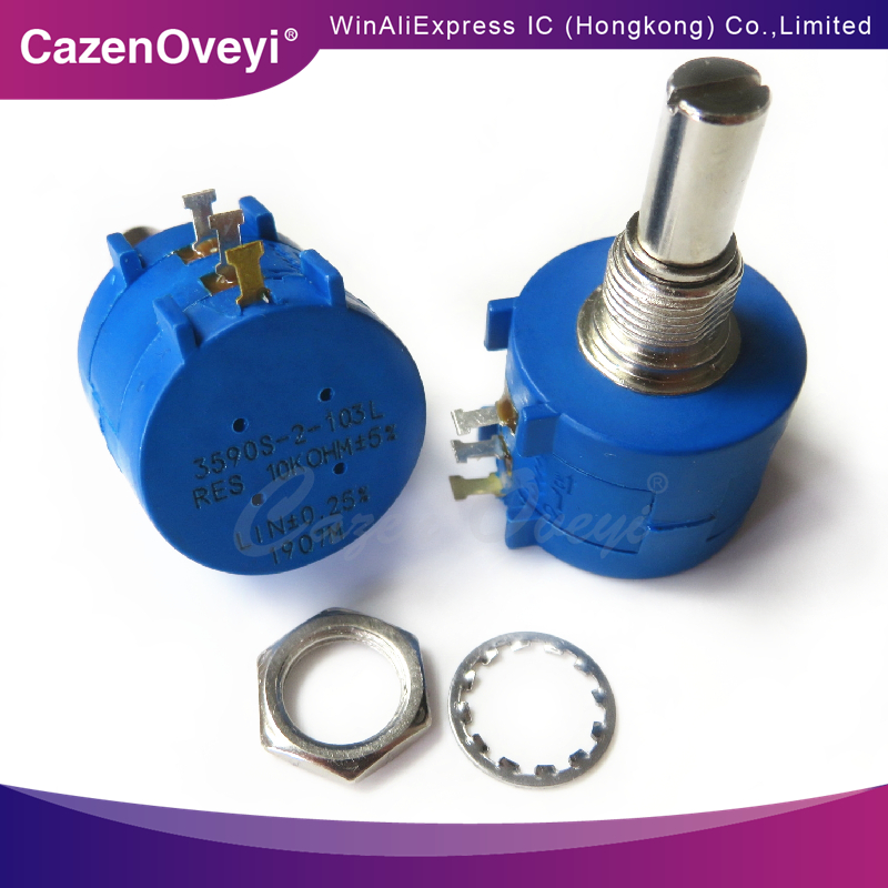1 Stück Präzisions-Multi-Turn-Potentiometer 3590s-2-103l 10k