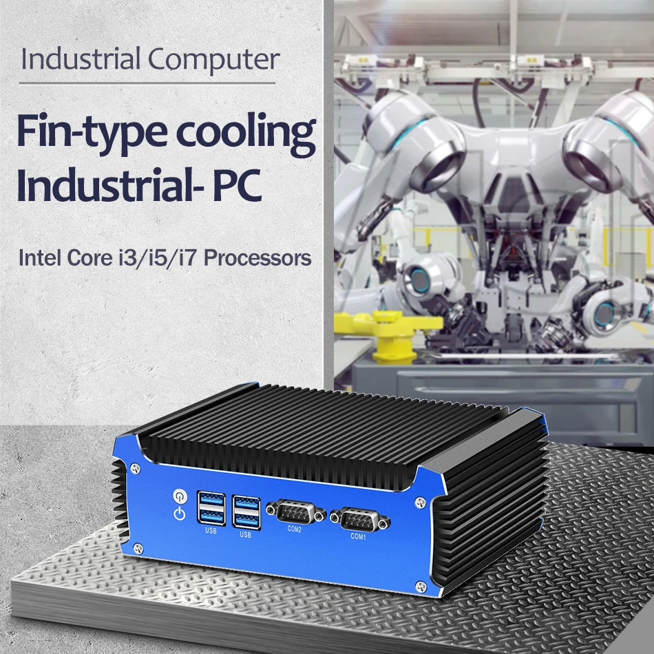 XCY-Mini PC sin ventilador Intel i7 5500U 4500U, Windows 10 pro, Linux, cliente Delgado, Pfsense, Micro, 2Lan, Tv, ordenadores industriales