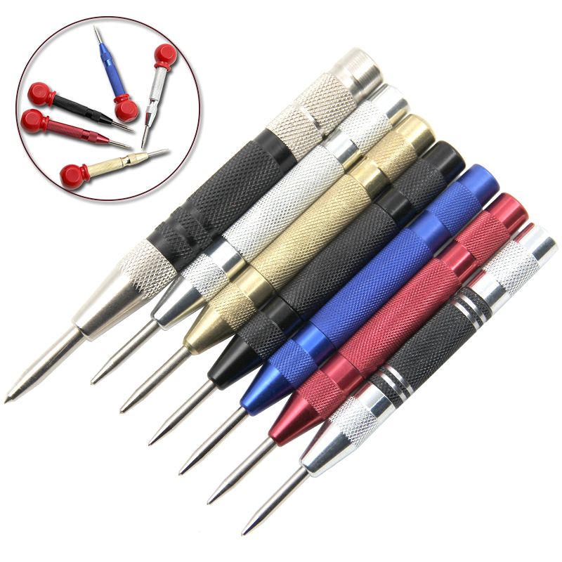 Automatic Spring-type Center Punch Locator Glass Striker Window Breaker Punch Punch Centering Punch Tool