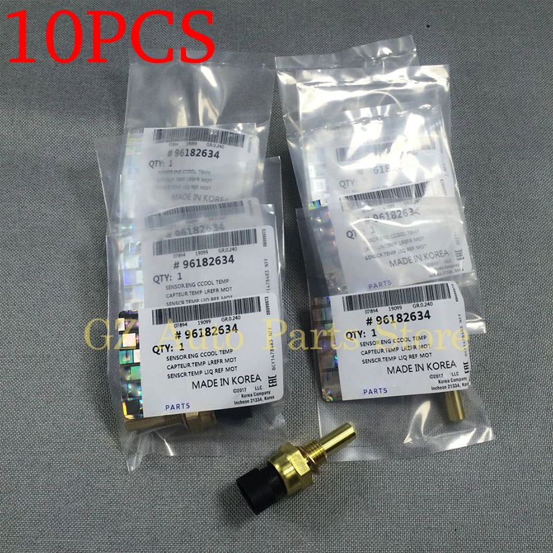 Sensor de temperatura do líquido refrigerante do motor 10PCS 96182634   Para Daewoo Chevrolet Cadillac Buick Pontiac Opel Vauxhall