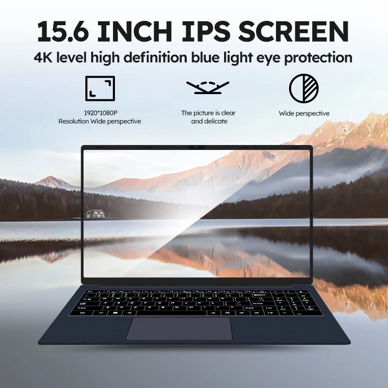 ORANGO 15.6" Gaming Laptop Windows 11 Pro AMD A4-7210U MX350 Discrete Graphics 16GB 512GB IPS Screen Notebook Computer  PC Gamer
